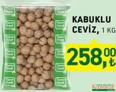 TARIM KREDİ KABUKLU CEVİZ 1 KG